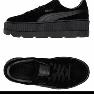 Puma X Fenty Black Platform Sneakers